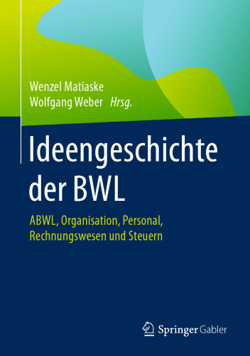 Ideengeschichte der BWL