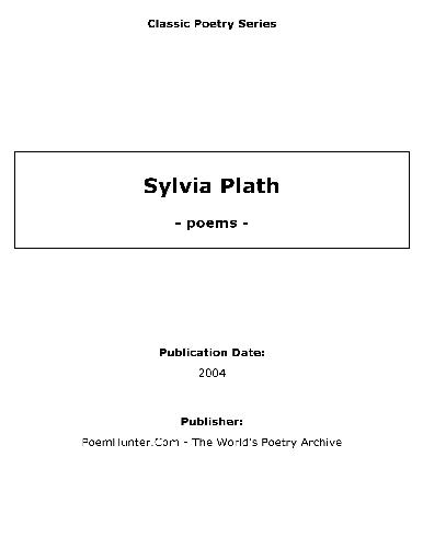Sylvia Plath - Poetry