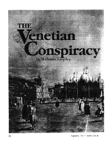 The Venetian Conspiracy (from Campaigner magazine)