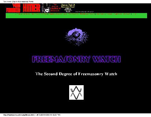The 2nd degree of freemasonry watch