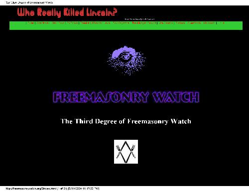 The 3rd degree of freemasonry watch