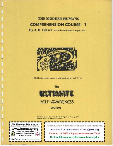 The Modern Humans Comprehension Courses