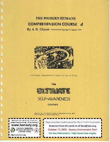 The Modern Humans Comprehension Courses