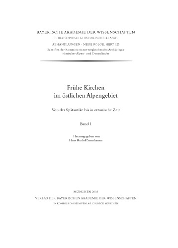 Von der Spätantike bis in ottonische Zeit