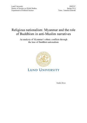 Religious nationalism: Myanmar and the role of Buddhism in anti-Muslim narratives