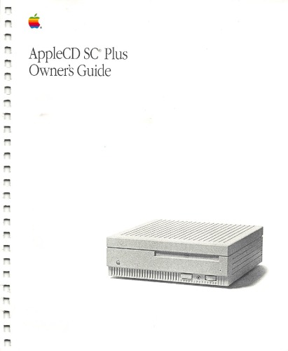 AppleCD SC Plus Owners Guide