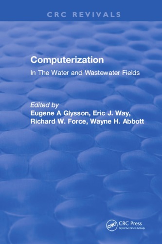 Computerization in the water and wastewater fields
