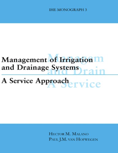 Management of irrigation and drainage systems : a service approach