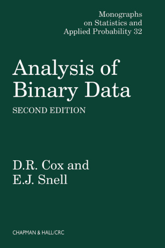 Analysis of Binary Data, Second Edition
