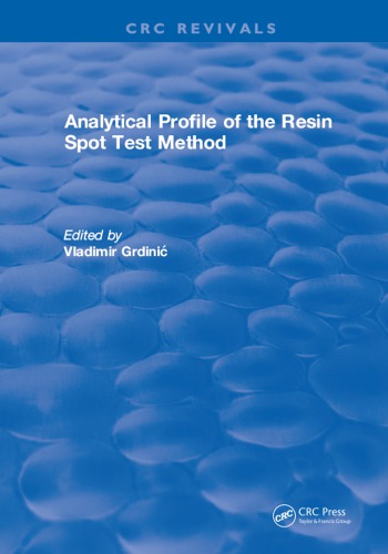 Analytical profile of the resin spot test method