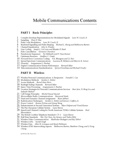 The mobile communications handbook