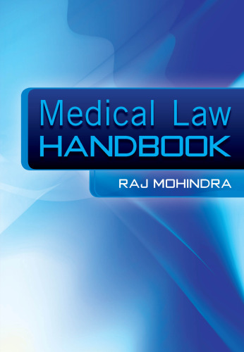 Medical law handbook : the epidemiologically based needs assessment reviews, low back pain - second series