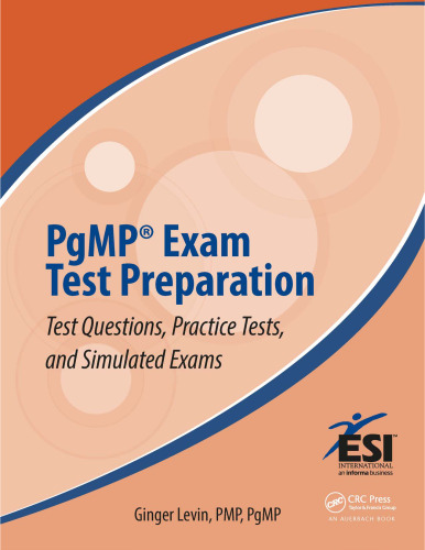 PgMP exam test preparation : test questions, practice tests, and simulated exams