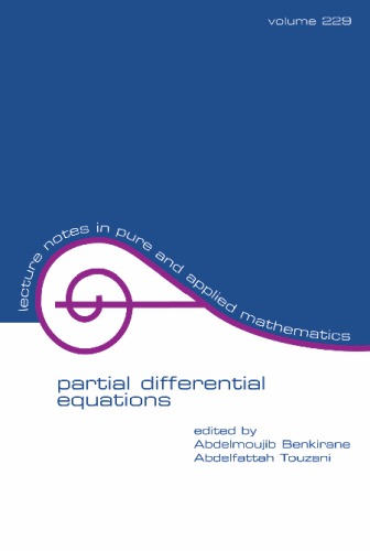 Partial Differential Equations: Proceedings of the International Conference Held in Fez