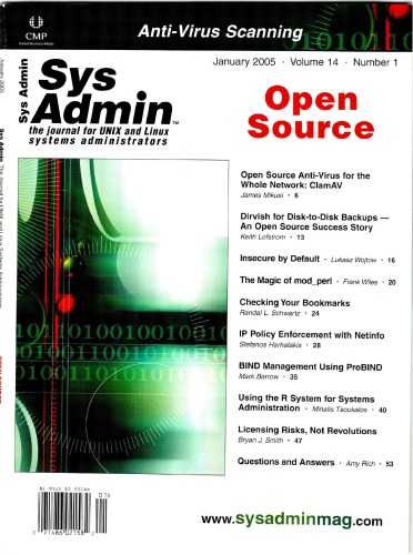 Sys Admin Magazine, , January 2005