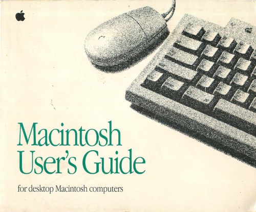 Macintosh Users Guide for desktop Macintosh computers