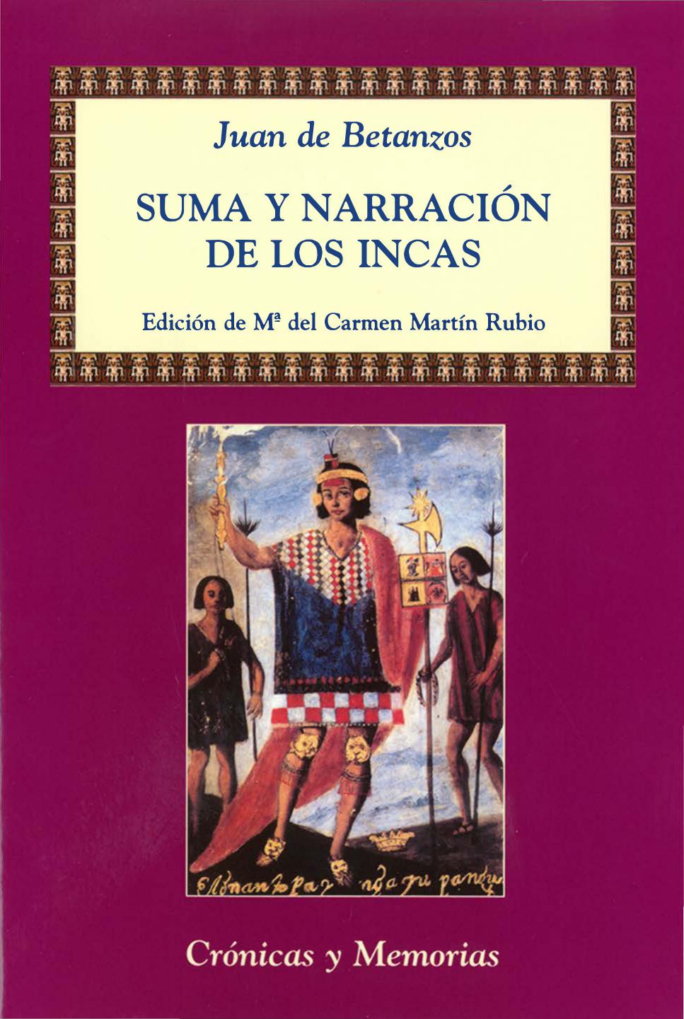 Suma y narración de los incas