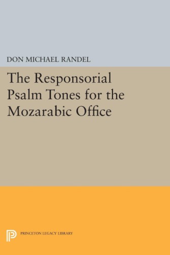 Responsorial psalm tones for the mozarabic office.