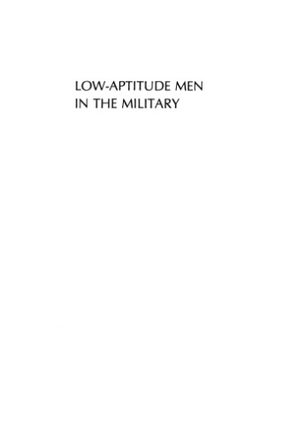 Low Aptitude Men in the Military: Who Profits, Who Pays?