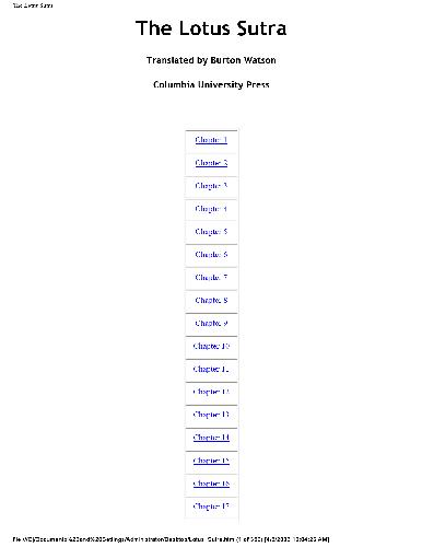 The Lotus Sutra