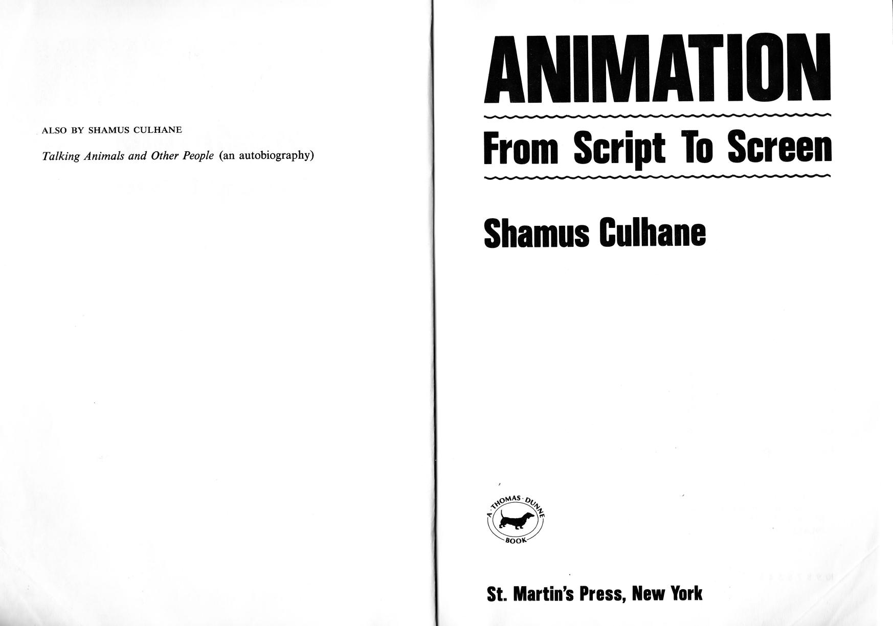 Animation: From Script to Screen