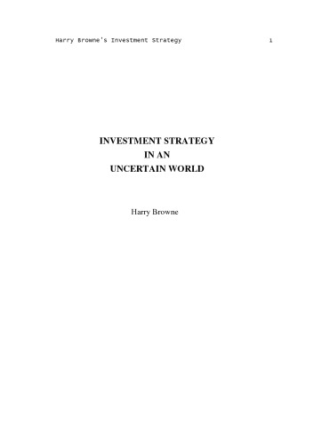 Why the Best-Laid Investment Plans Usually Go Wrong: And How You Can Find Safety and Profit in an Uncertain World