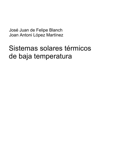 Sistemas solares térmicos de baja temperatura