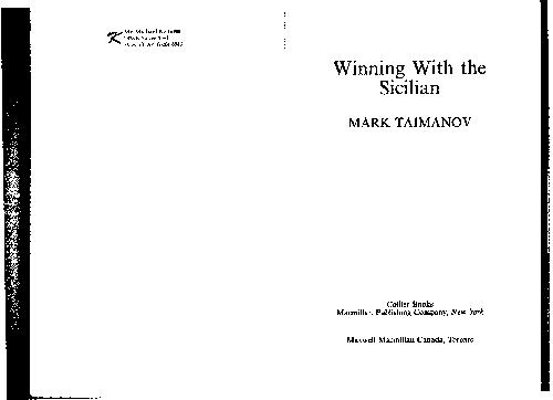 Winning With The Sicilian