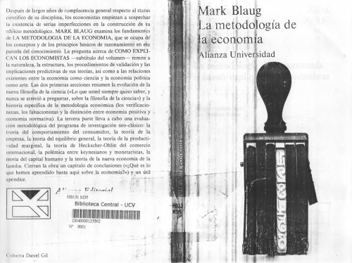 La metodología de la economía o cómo explican los economistas