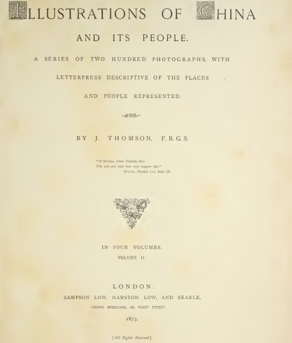 Illustrations of China and Its People