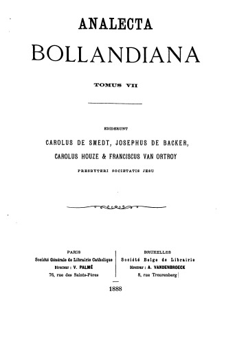Analecta Bollandiana