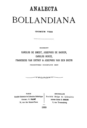 Analecta Bollandiana