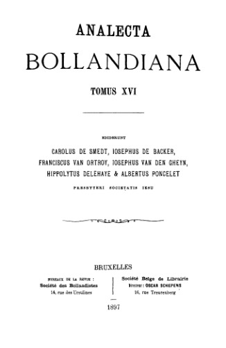 Analecta Bollandiana