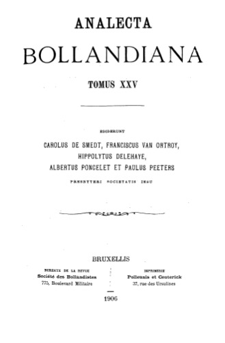 Analecta Bollandiana