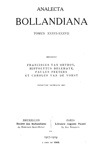 Analecta Bollandiana