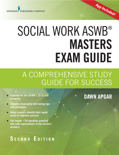 Social Work ASWB® Masters Exam Guide: A Comprehensive Study Guide for Success