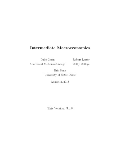 Intermediate Macroeconomics