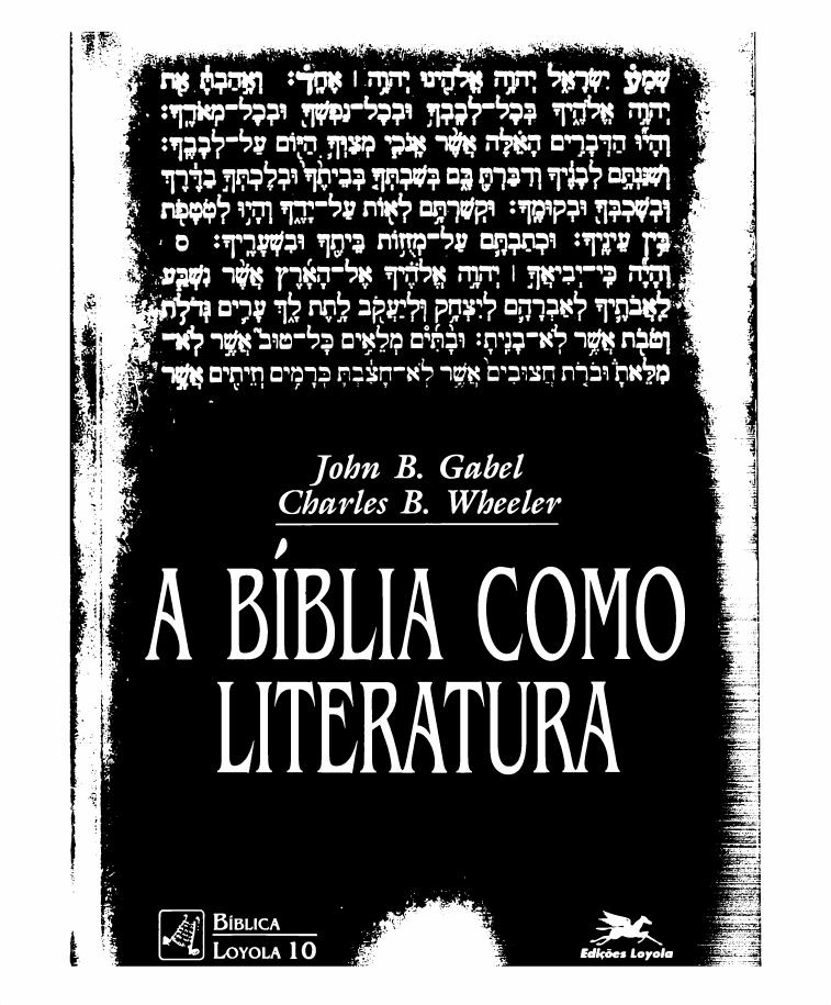 A Bíblia como Literatura