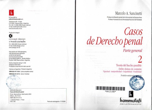 Casos de Derecho Penal Parte General Tomo 2