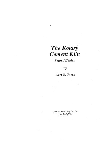 The Rotary Cement Kiln
