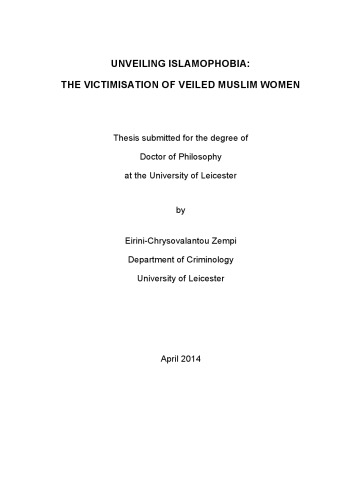 Unveiling Islamophobia : The Victimisation of Veiled Muslim Women