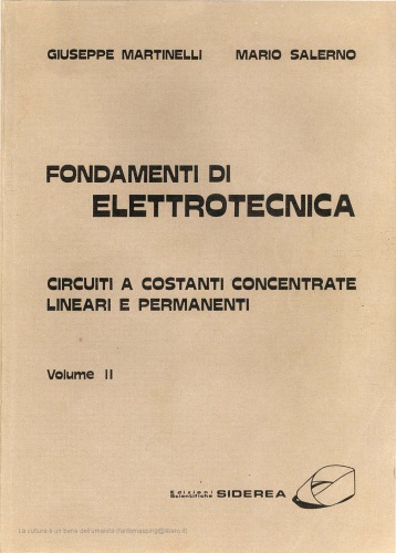 Fondamenti di Elettrotecnica, Vol. 2