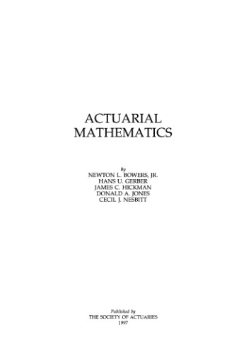 Actuarial Mathematics