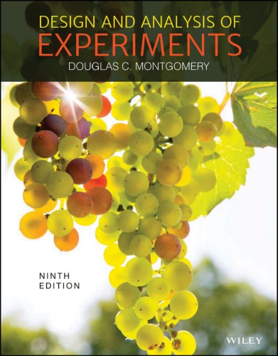 Design and Analysis of Experiments, 9th Edition