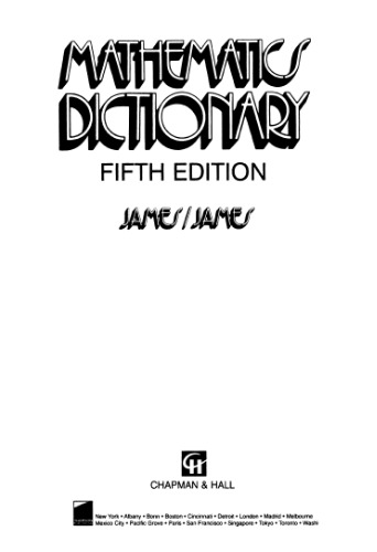 Mathematics Dictionary