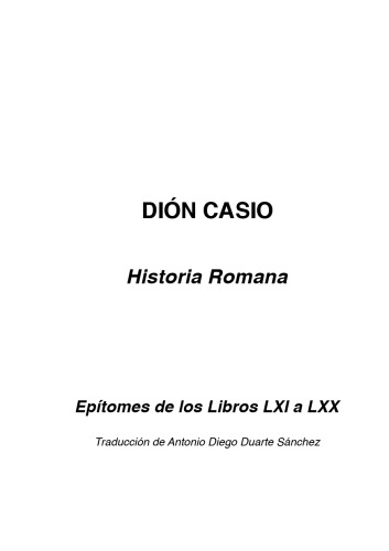 Historia Romana LI-LXX