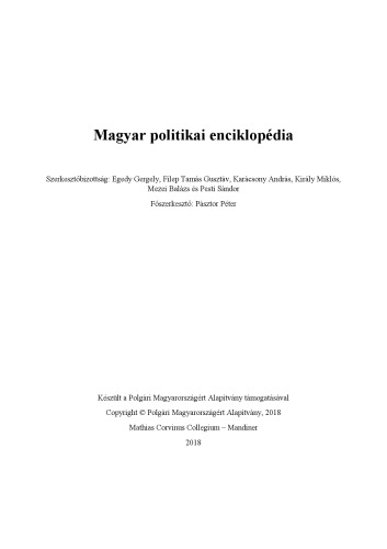 Magyar Politikai Enciklopédia