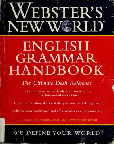 Webster’s New World English grammar handbook