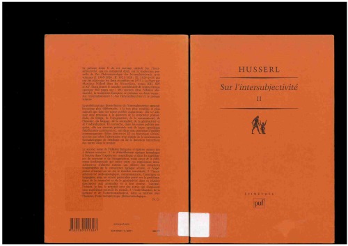 Sur L’intersubjectivité II