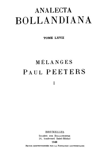 Analecta Bollandiana